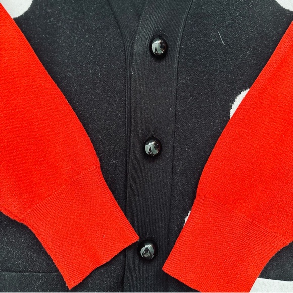 Exquise Polka Dot Patterned Knitwear Cardigan - Picture 13 of 13